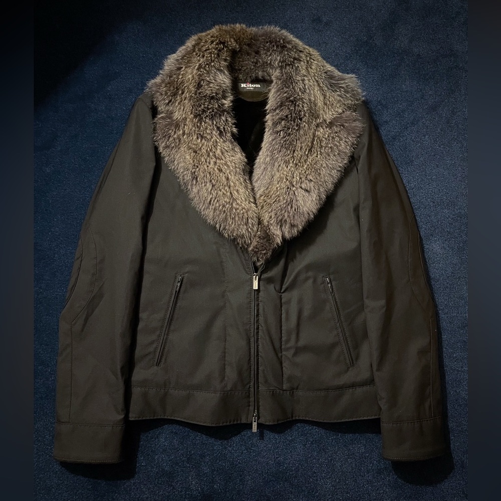 Kiton Cashmere / Nutria Fur Jacket
